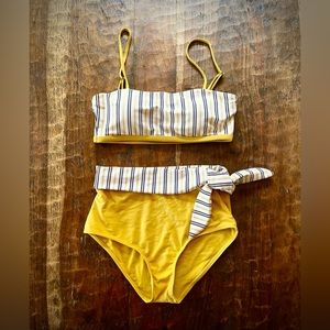 Yellow Poke Dot Bikini (Size M)